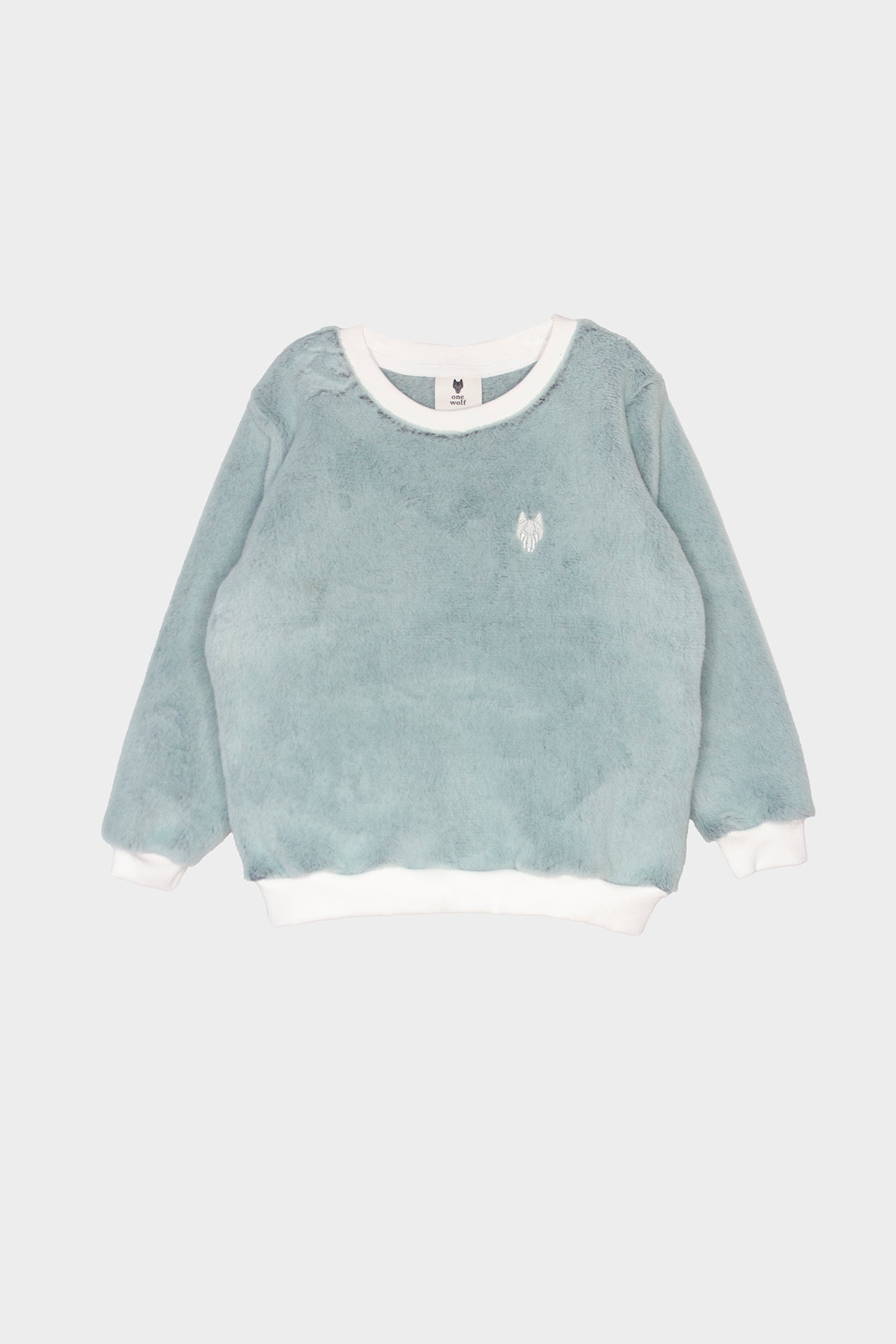 Kid’s sweater One Wolf turquoise