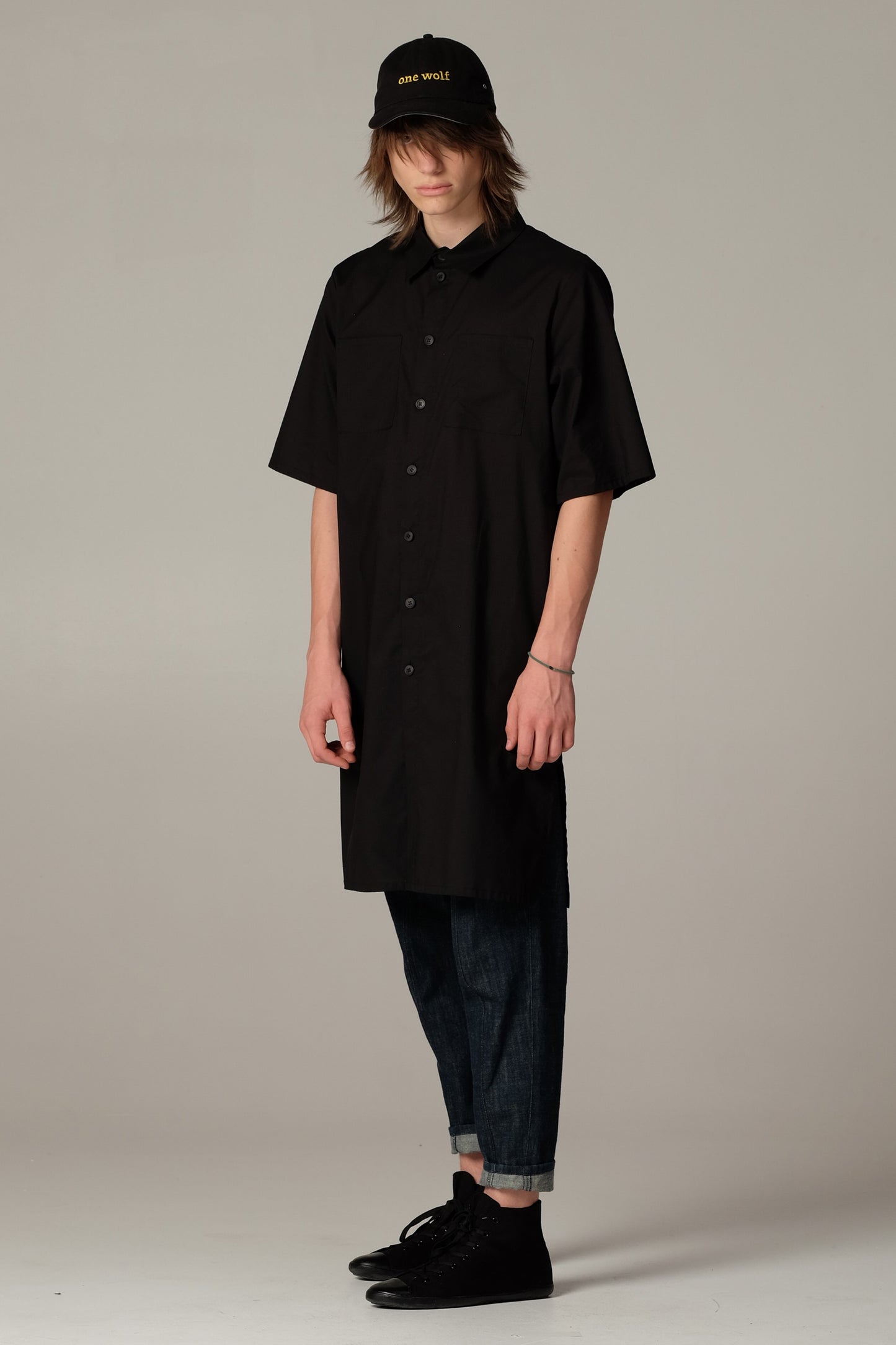 OUTSIDER Cap black - One Wolf