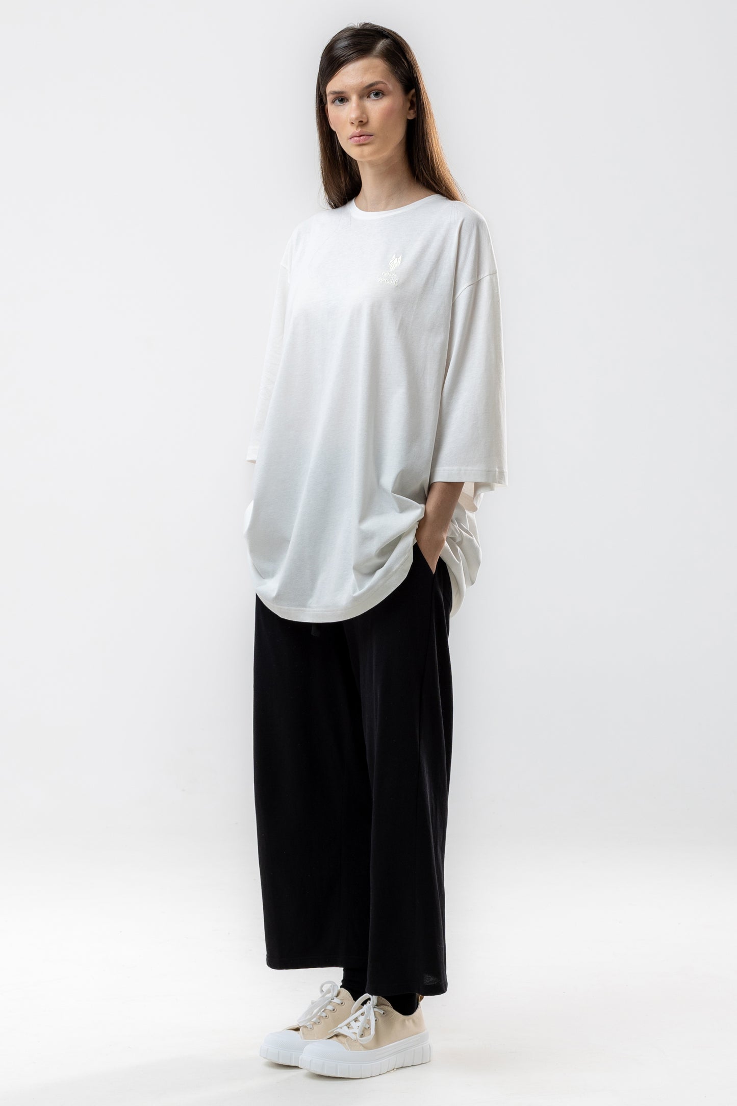 Organic Cotton Oversize T-shirt off-white