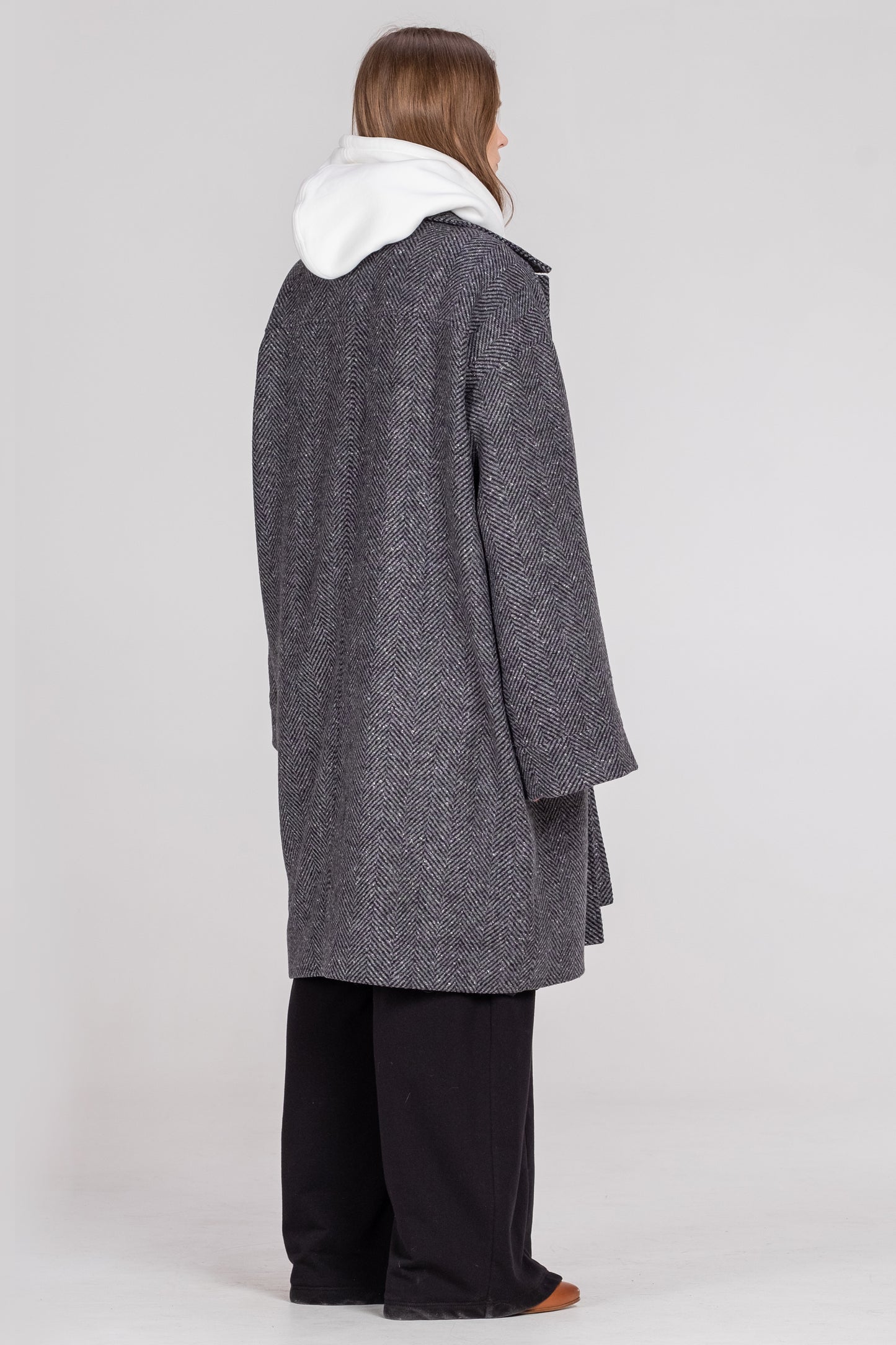 NORMAL LIFE oversized coat - One Wolf