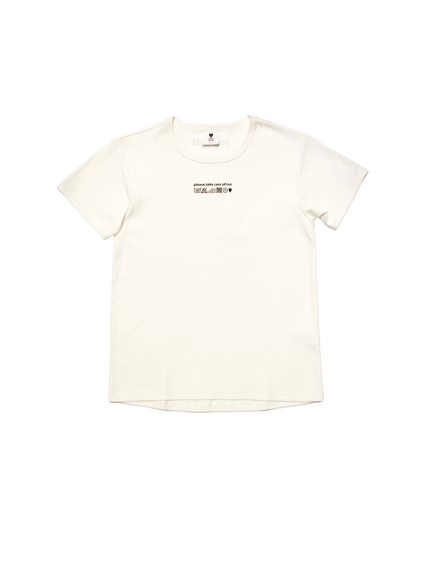 KIDS T-shirt CARE OF ME off-white - One Wolf