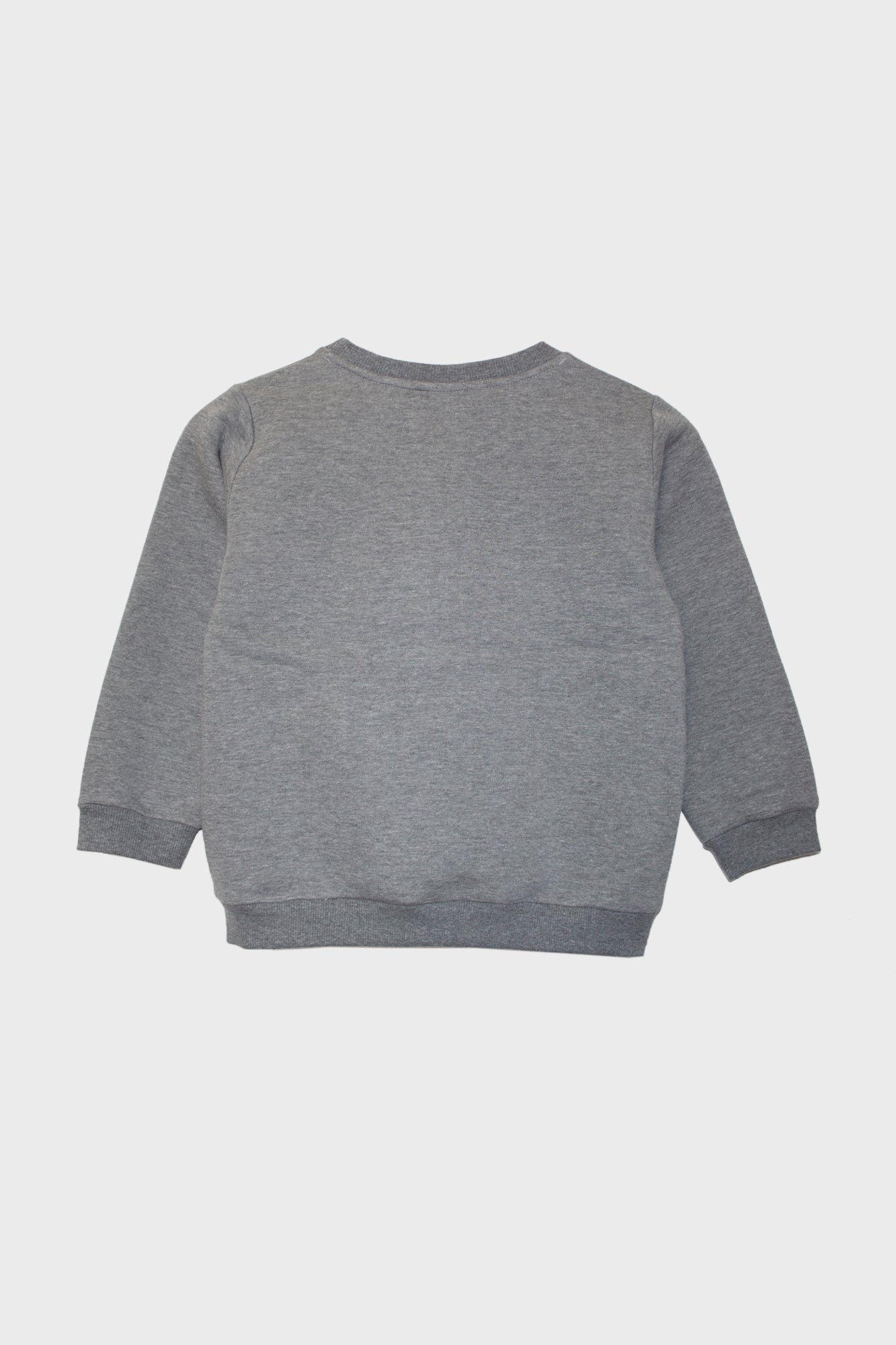Kid’s One Wolf sweater, grey with white logo