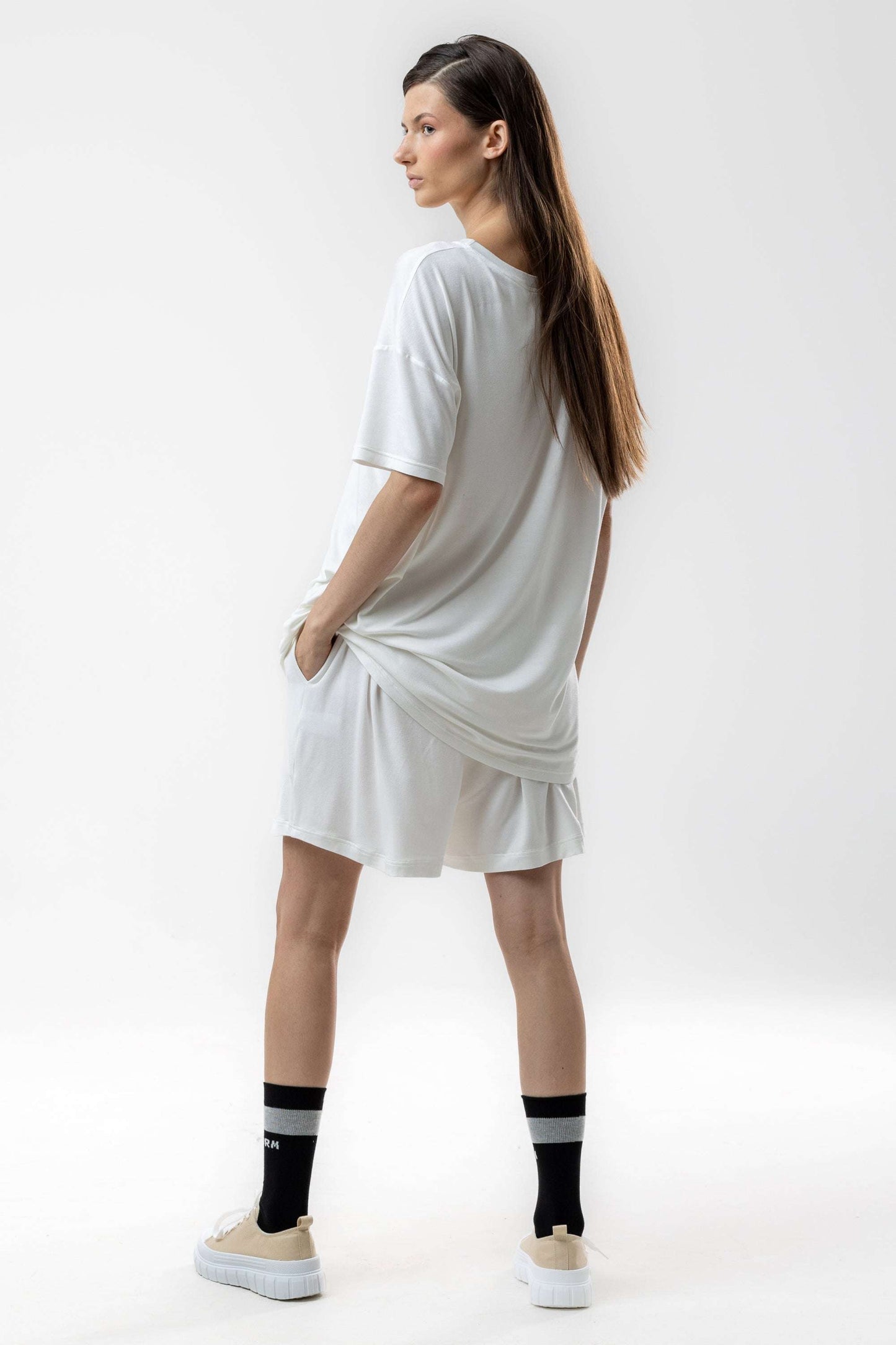Bamboo Shorts off-white