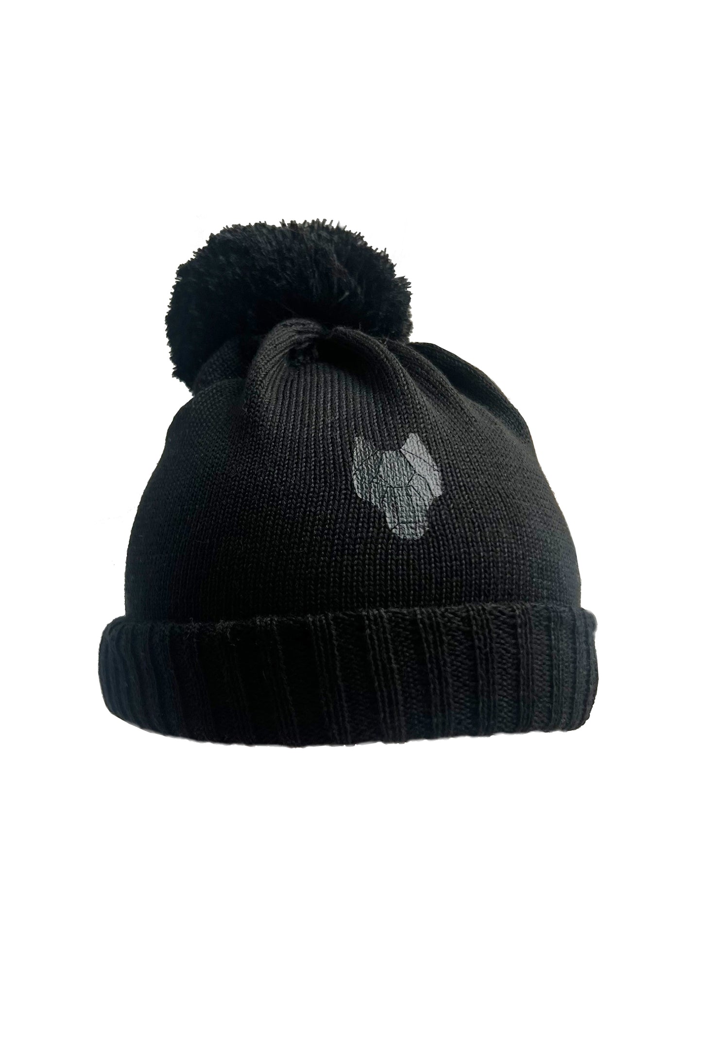 Beanie One Wolf pom pom