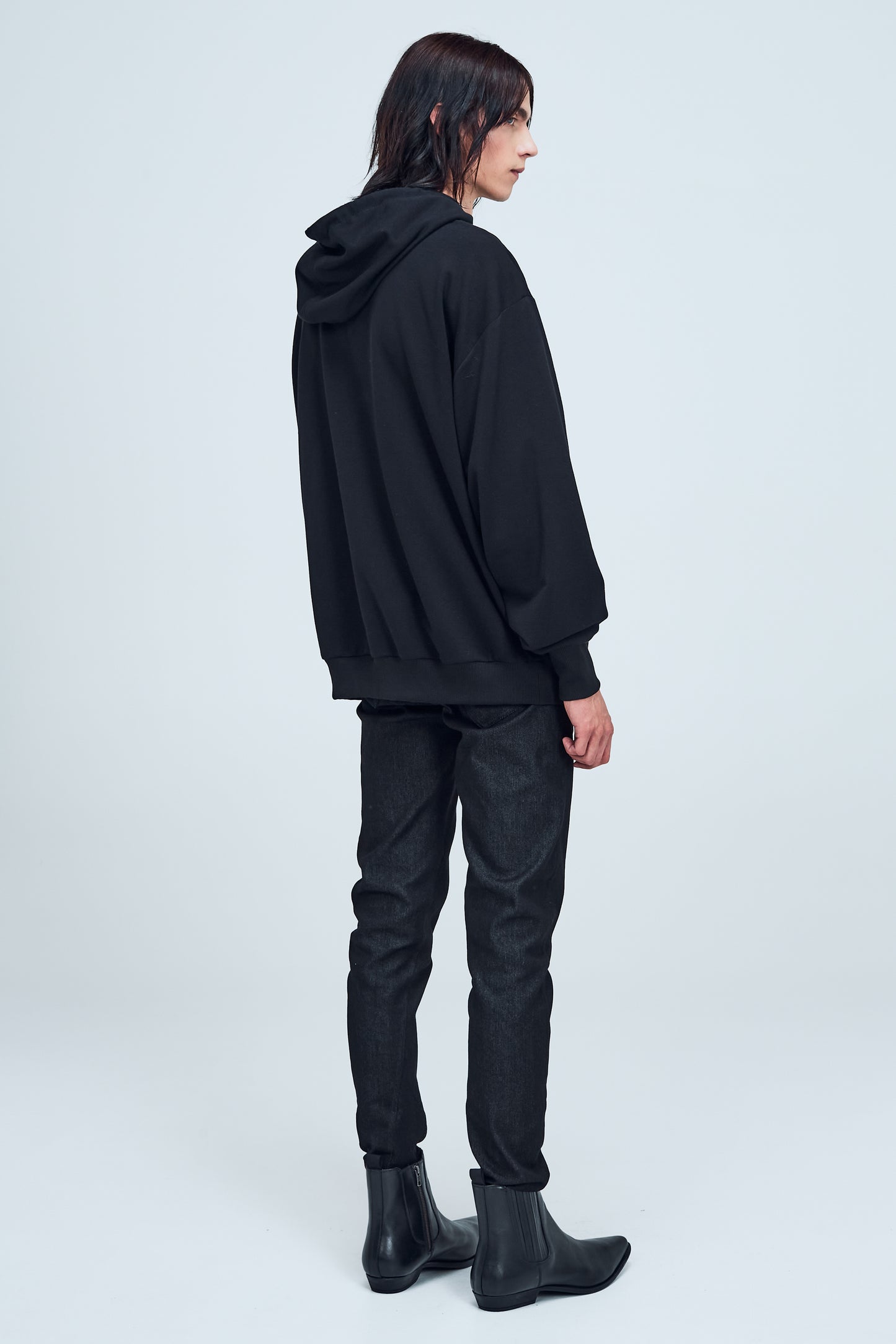 Hoodie One Wolf oversize black