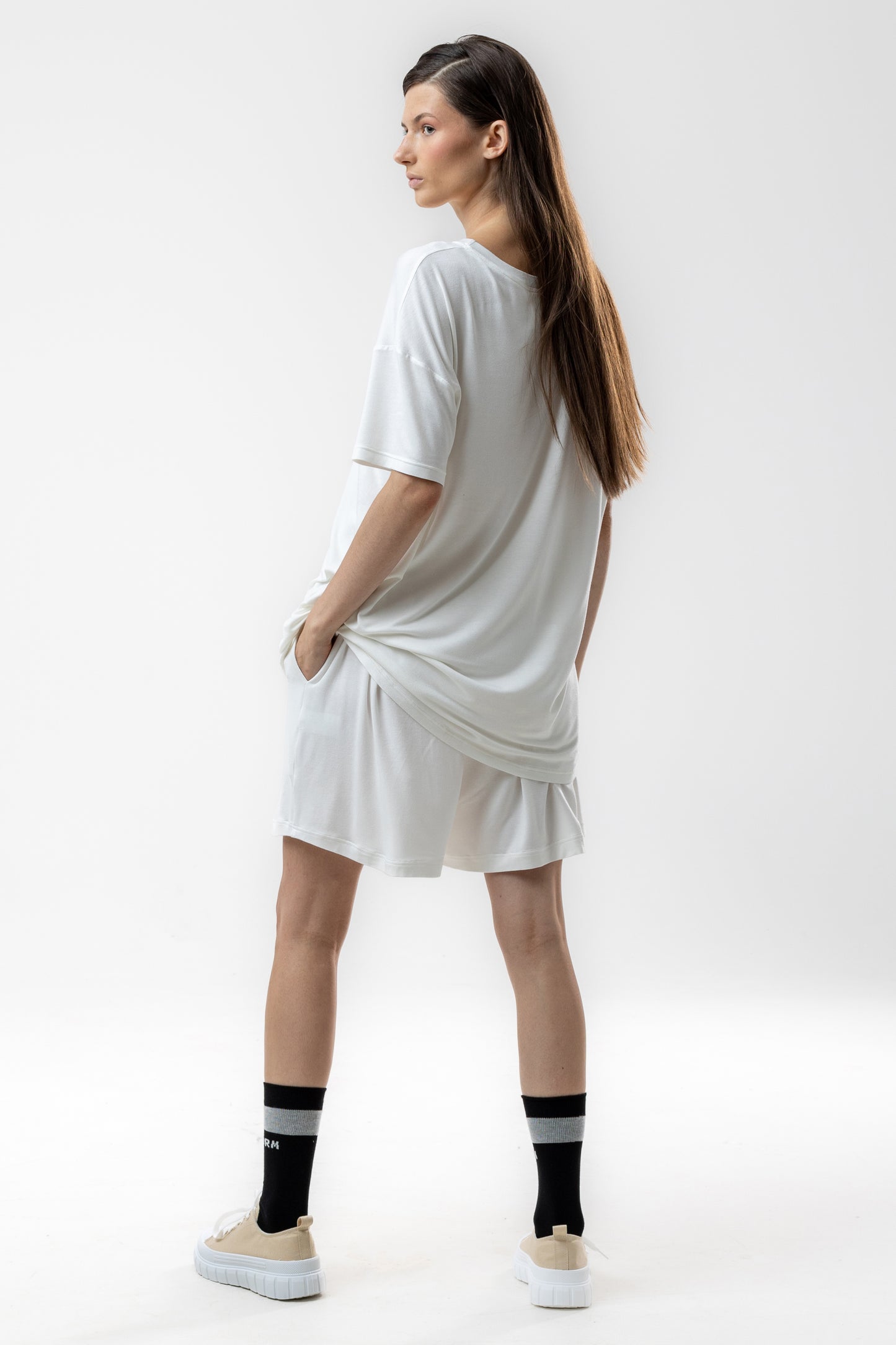 Bamboo Shorts off-white