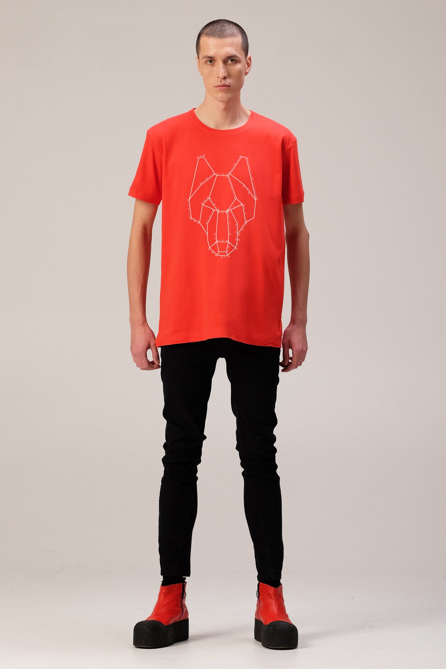 Unisex T-shirt CONTROL Red
