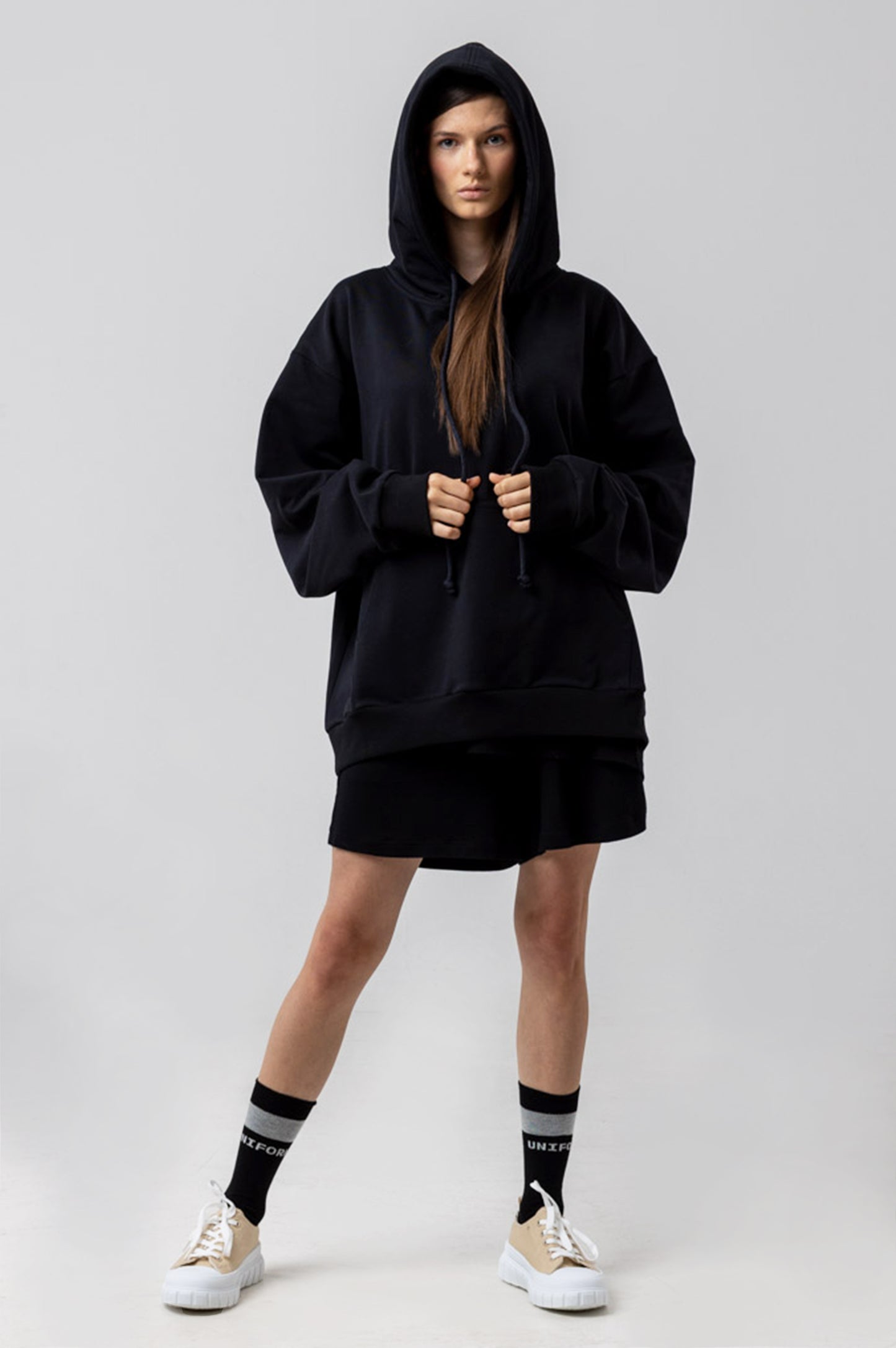 Wide Uniform Hoodie