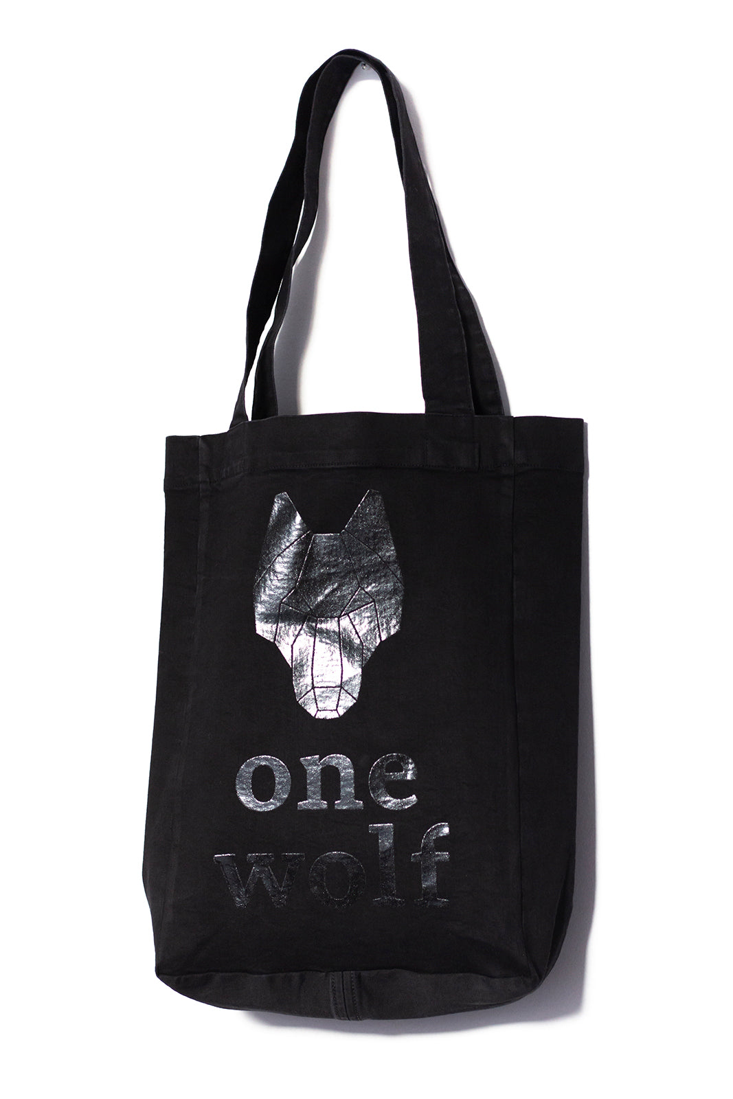 One Wolf Denim Tote Bag Blue/Black