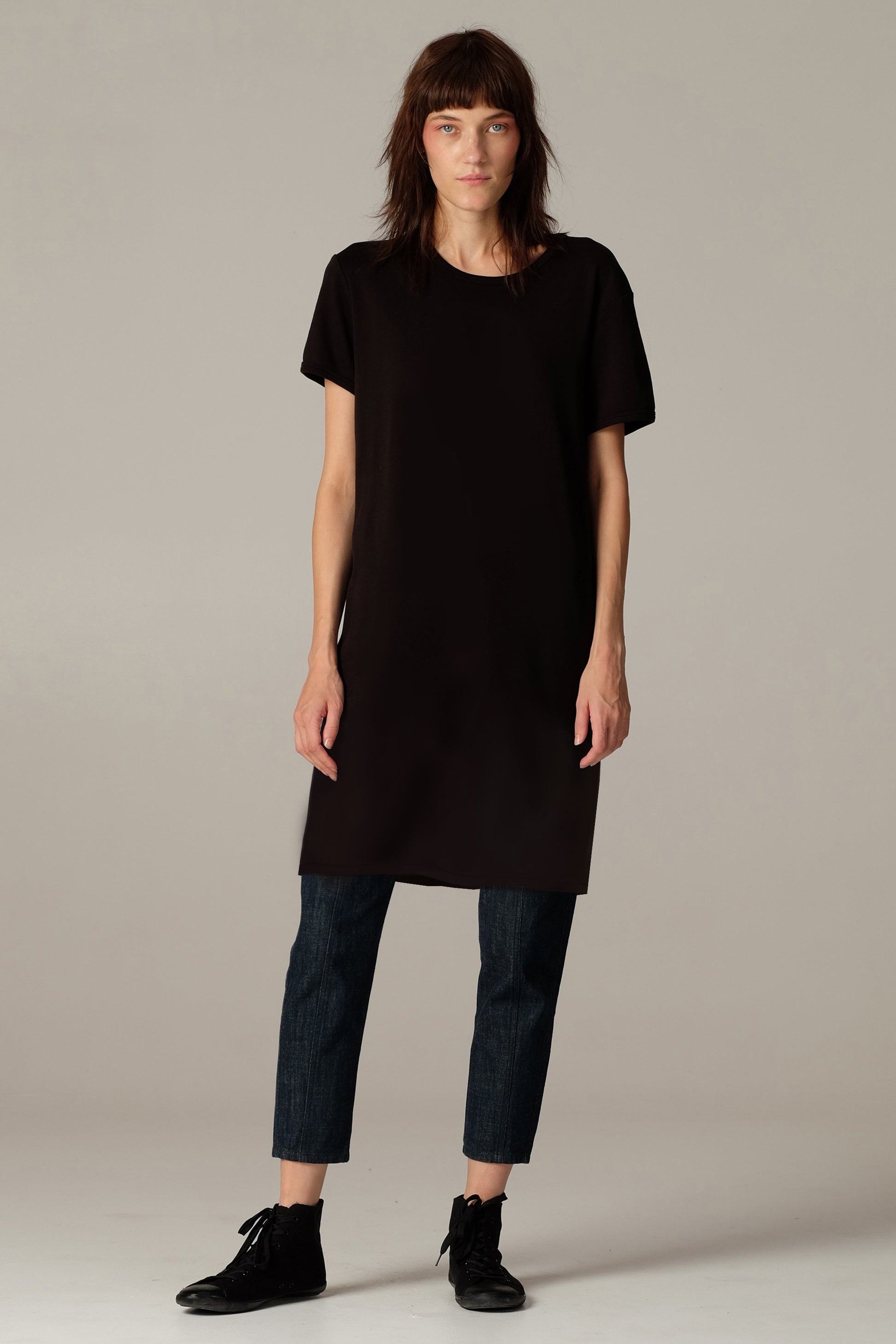 PLAIN T-shirt dress - One Wolf