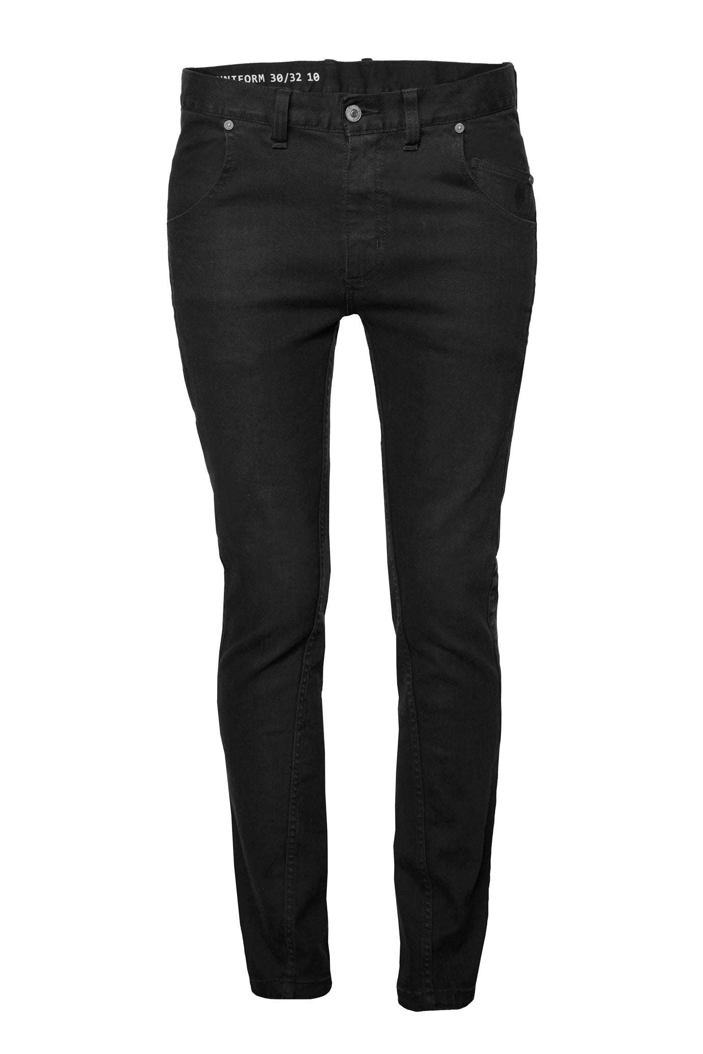 unisex jeans UNIFORM 10 - treated black - One Wolf